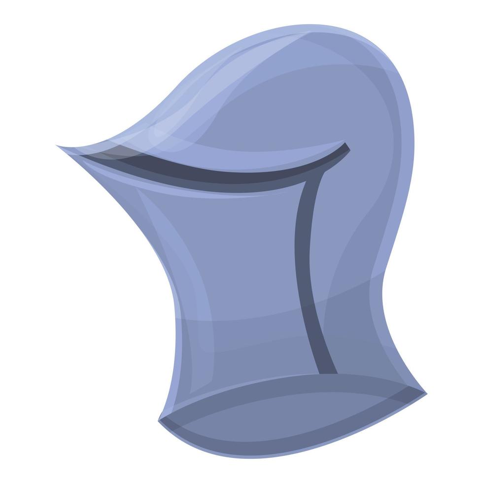 Knight helmet icon cartoon vector. Medieval warrior vector