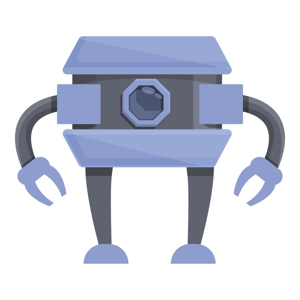 vector de dibujos animados de icono de robot de automatización. lindo juguete