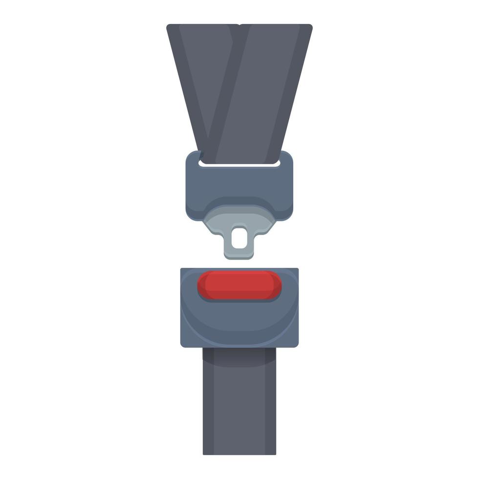 Buckle belt icon cartoon vector. Car seat vector