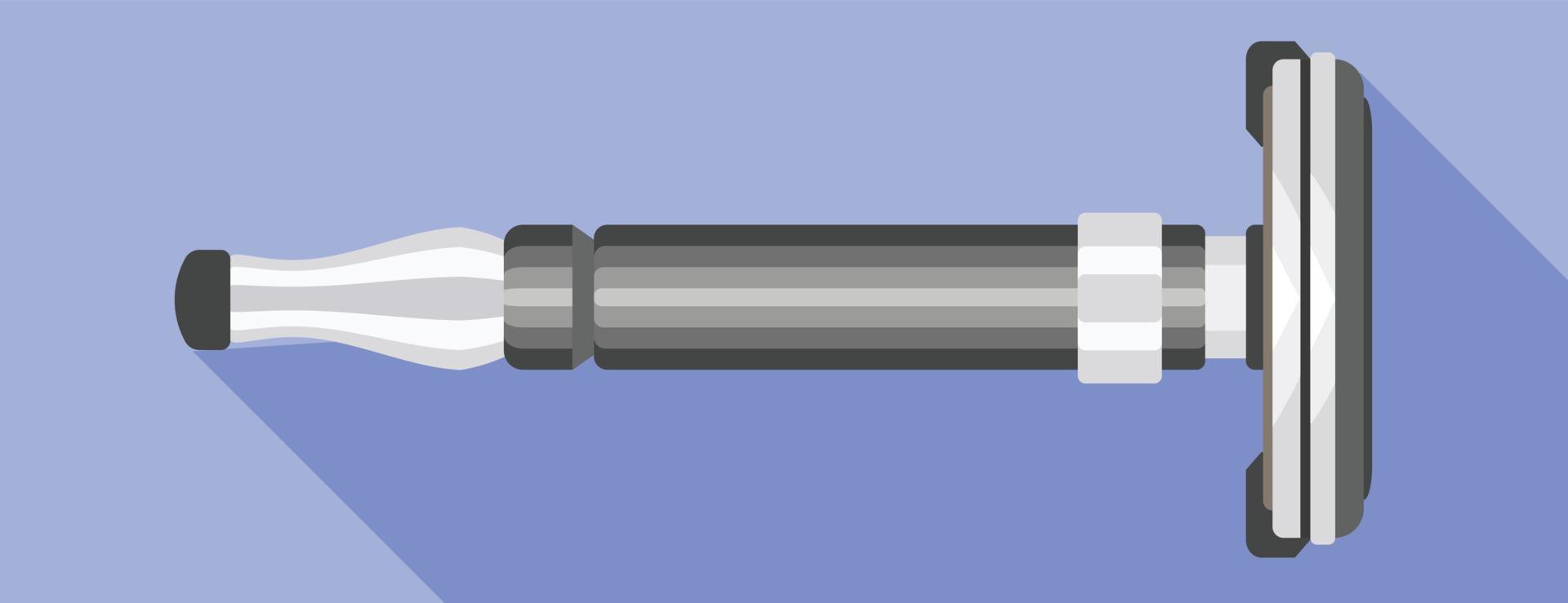 Man blade razor icon, flat style vector