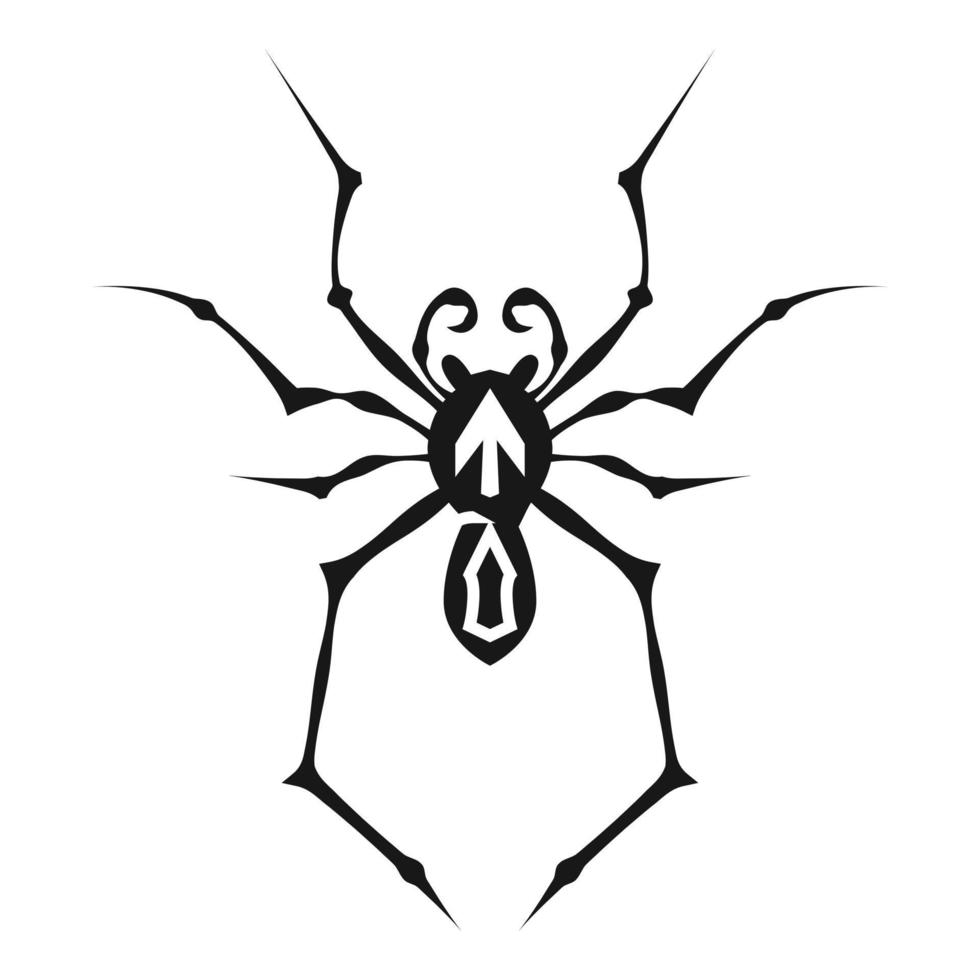 Decoration spider icon, simple style vector