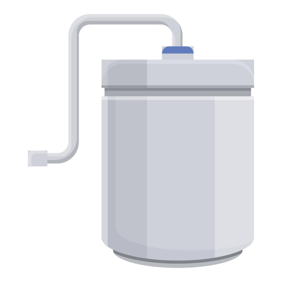 Equipment water purification icon, cartoon style vector