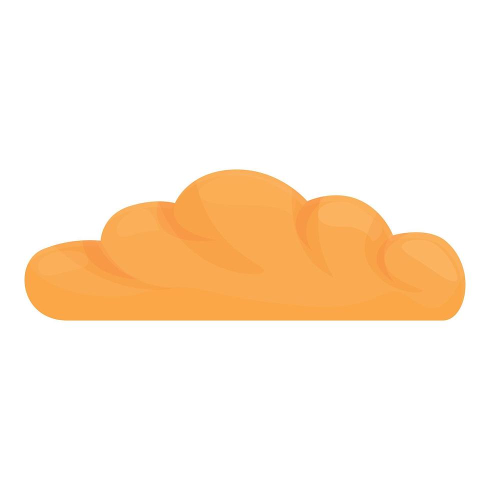 Bakery bread icon cartoon vector. Cake loaf vector