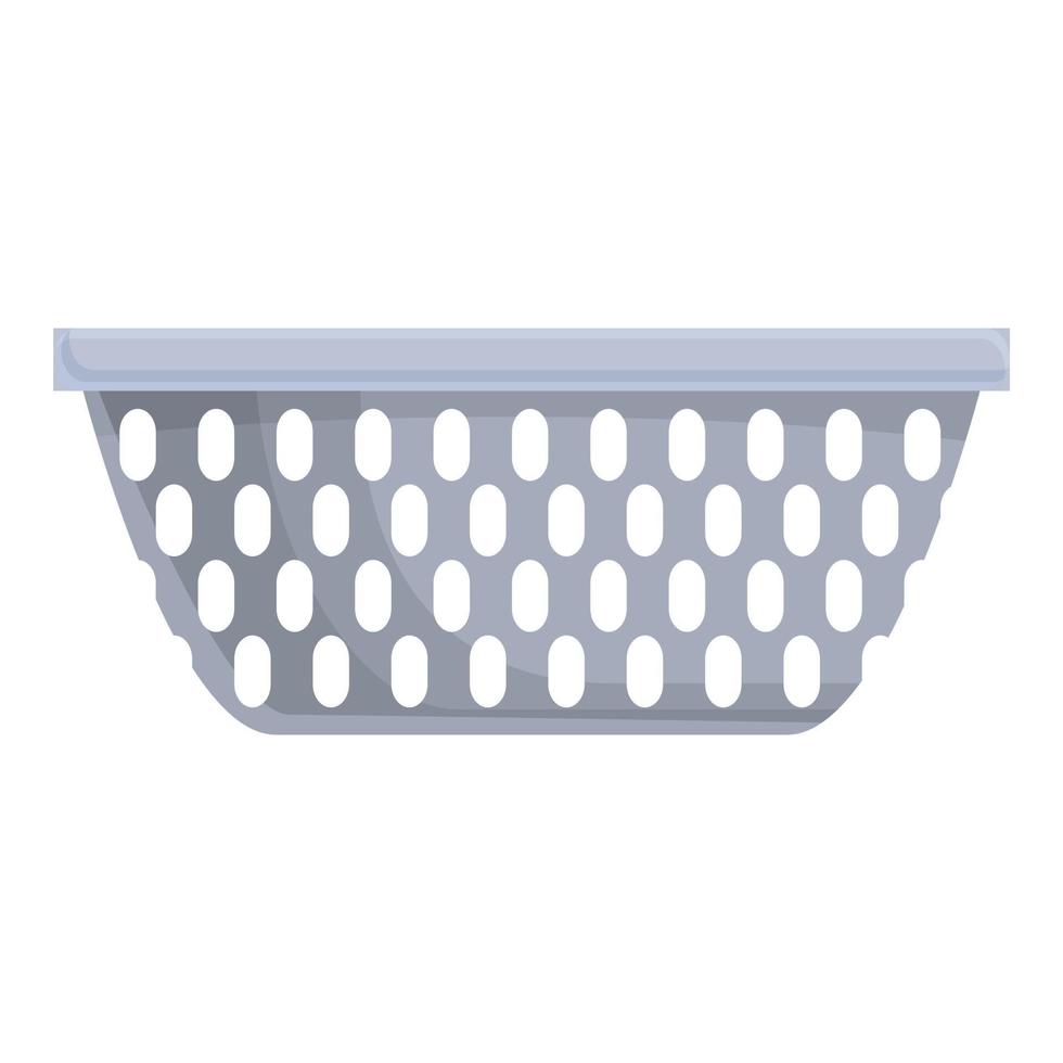 Colander strainer icon cartoon vector. Kitchen sieve vector
