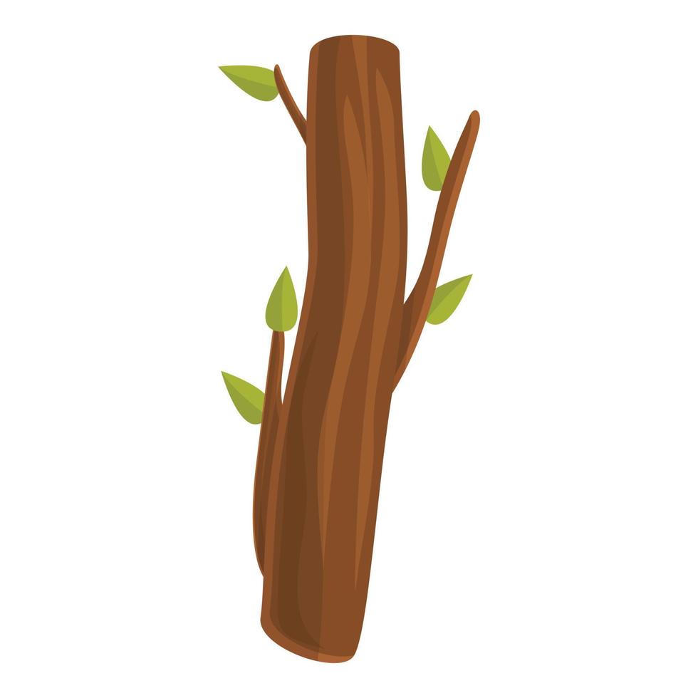 icono de árbol forestal, estilo de dibujos animados vector