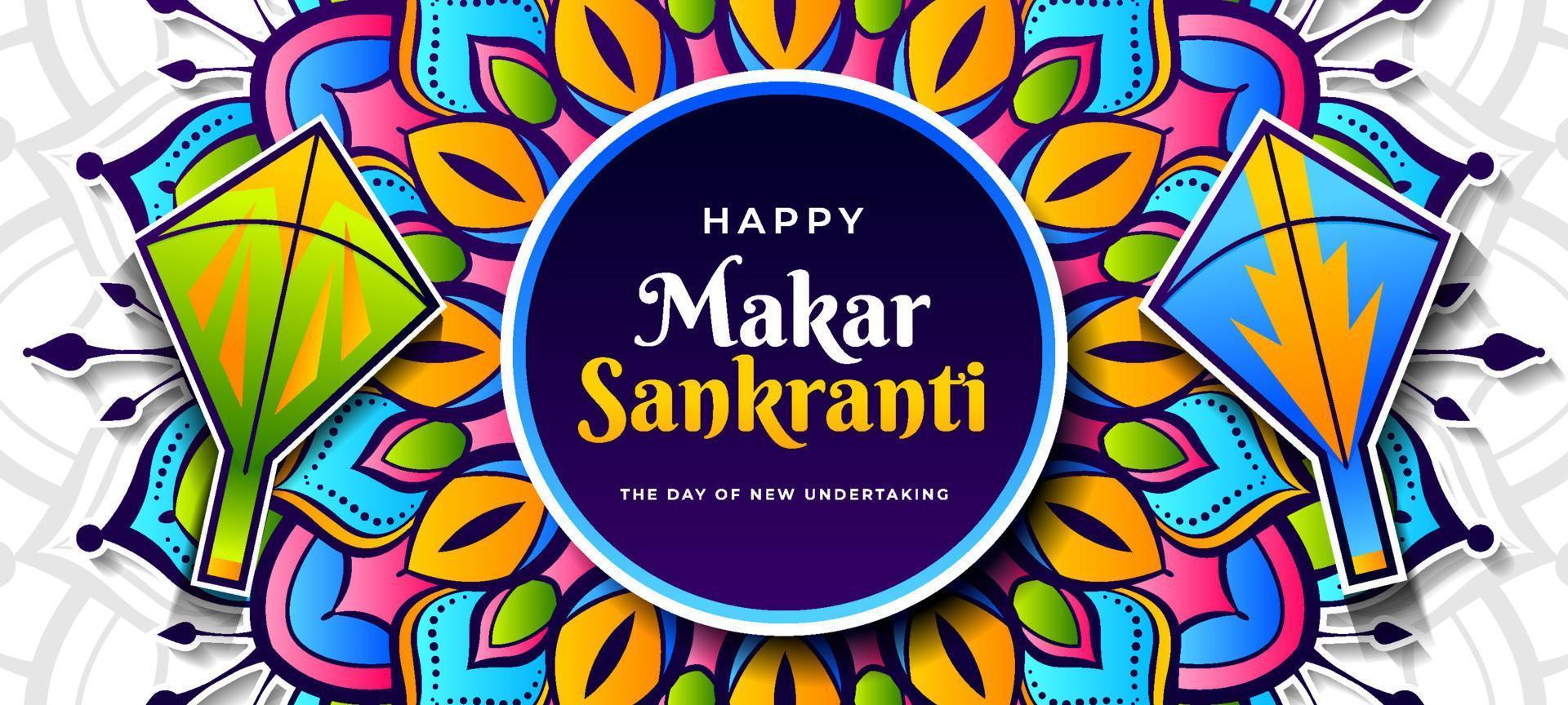 Happy Makar Sankranti vector