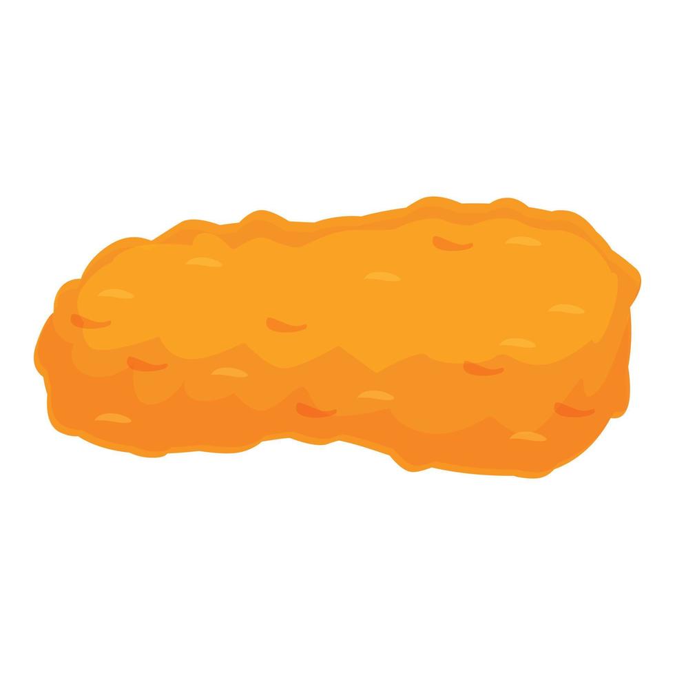 American chicken nugget icon cartoon vector. Fast food vector