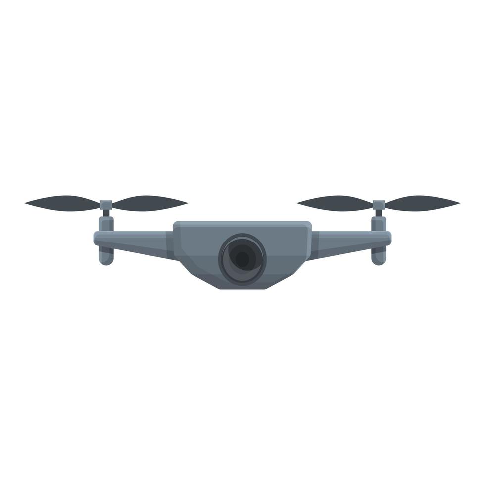 Drone icon cartoon vector. Aerial camera vector
