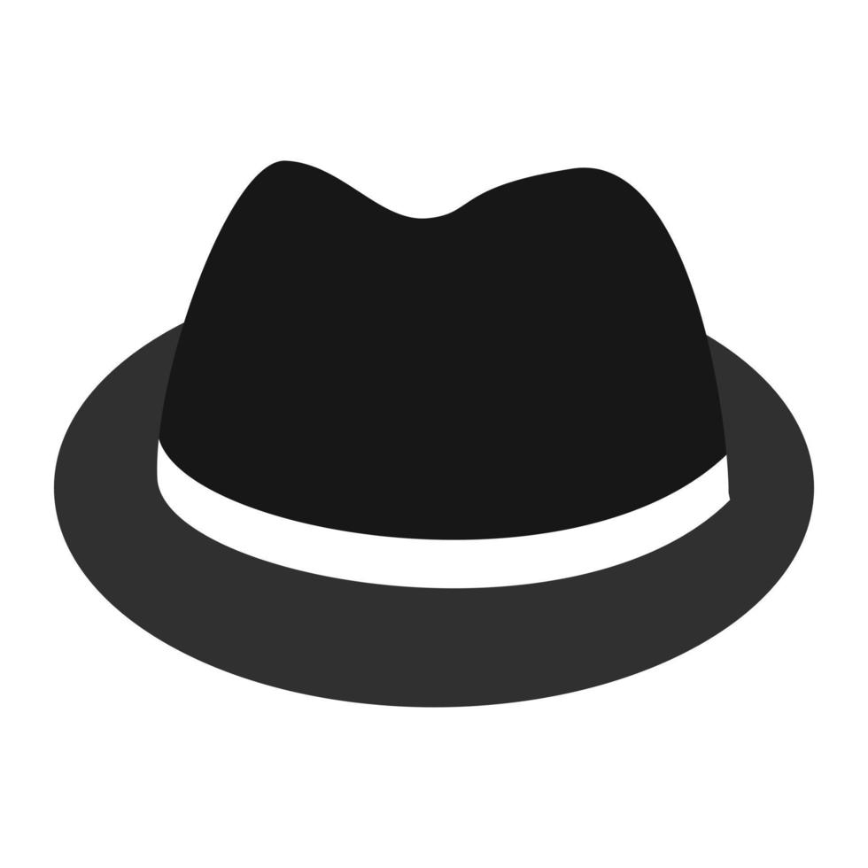 Retro hat isometric 3d icon vector