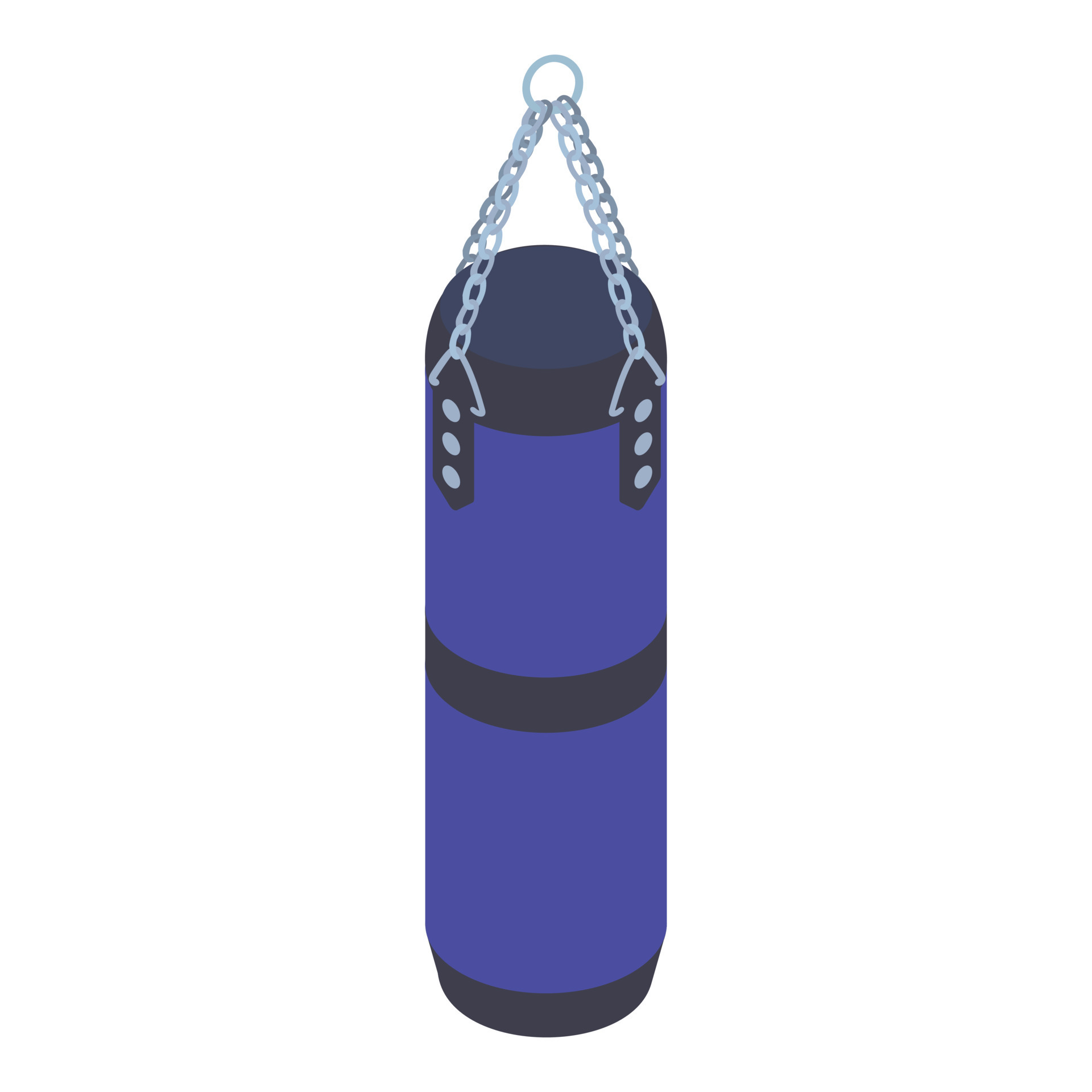 Boxing punch bag icon, isometric style 14365184 Vector Art at Vecteezy