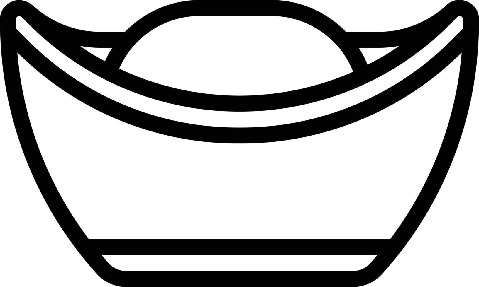 gold chinese money rich china - outline icon vector