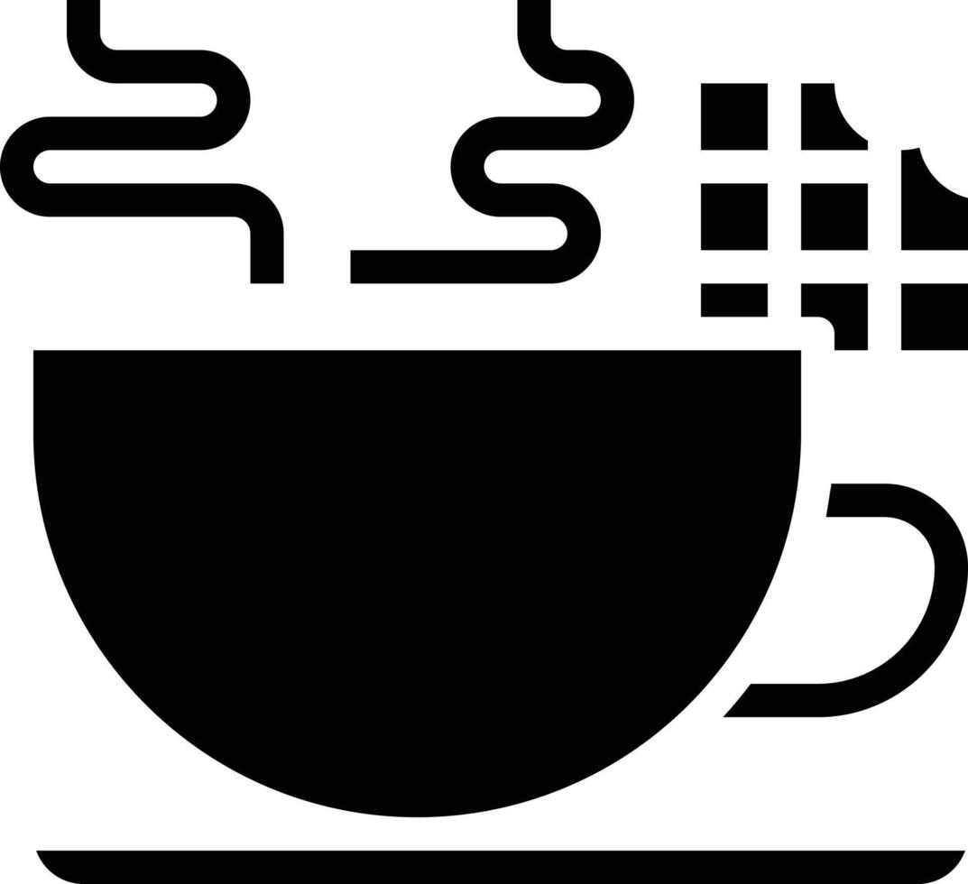 chocolate hot coffee cafe restaurant mocha - solid icon vector