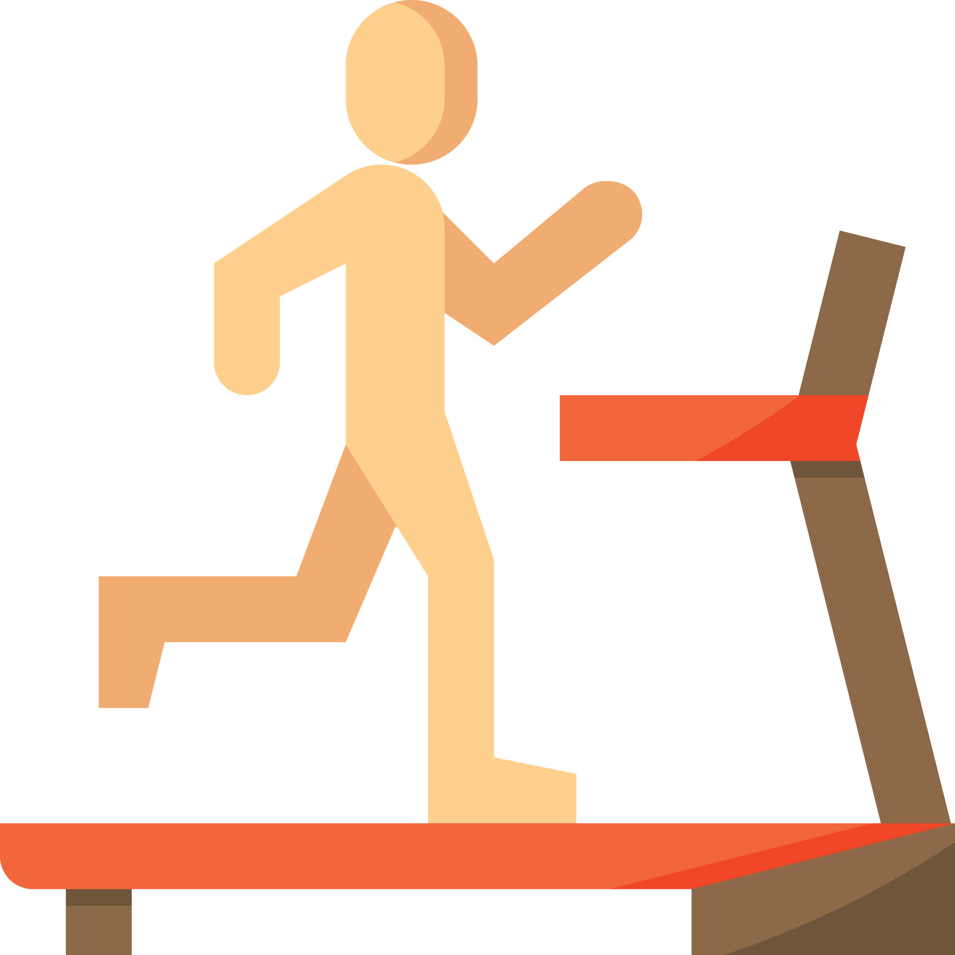 treadmill run running diet nutrition flat icon 14365523 Vector Art at