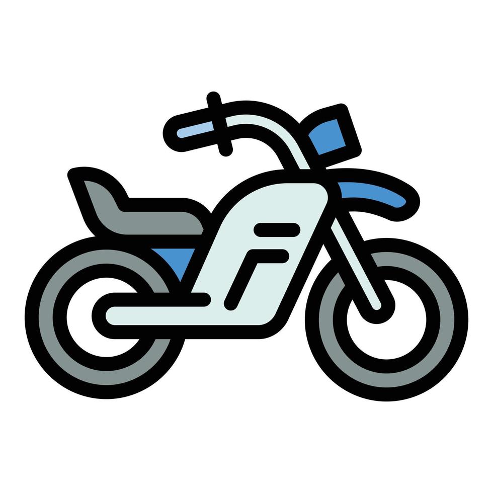 icono de bicicleta de calle, estilo de esquema vector