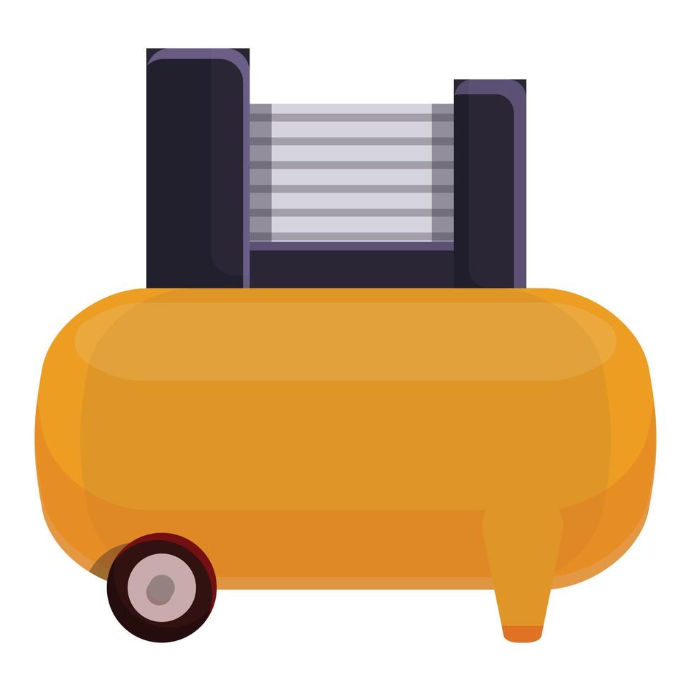 Compressor station icon, cartoon style vector