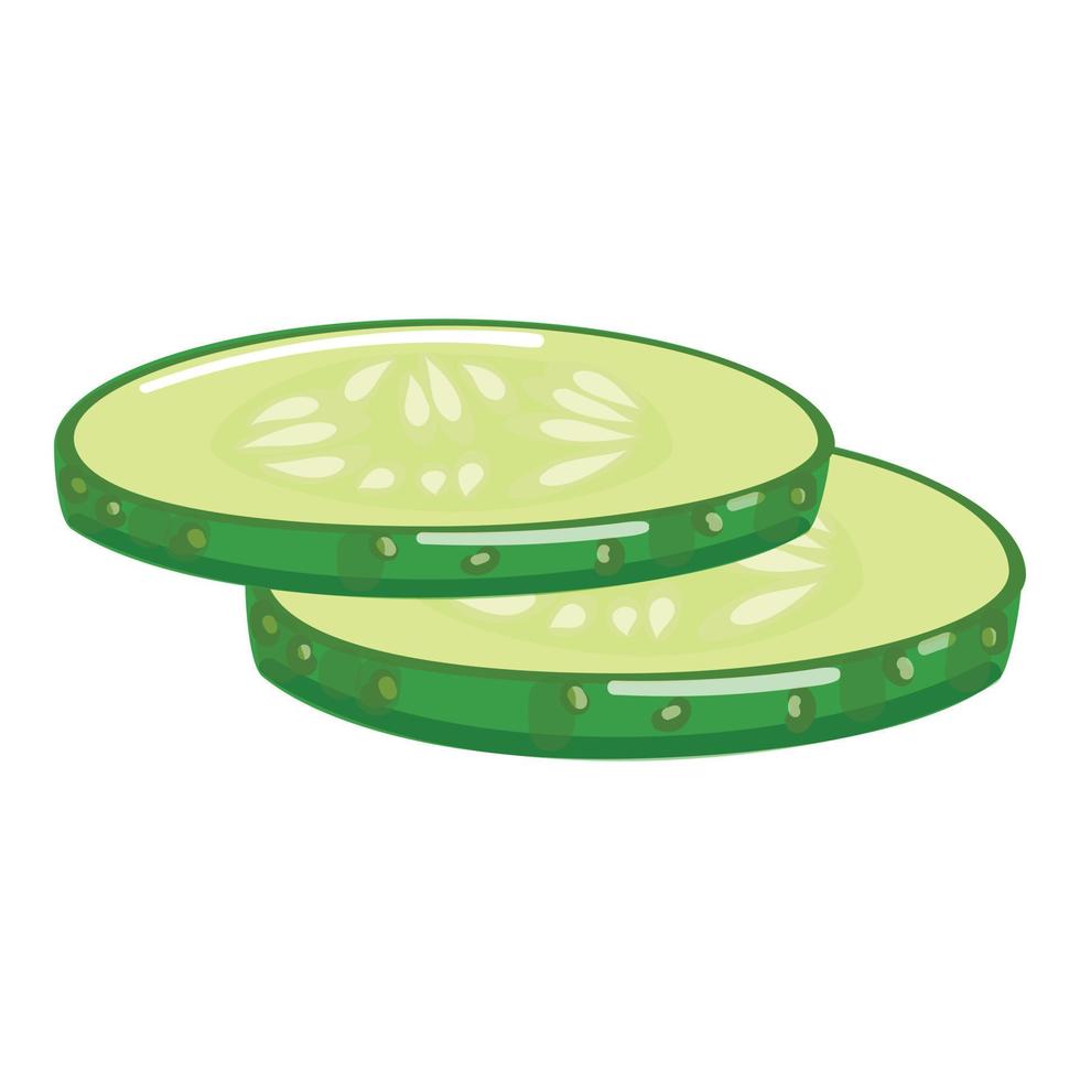 Fresh burger cucumber icon cartoon vector. Bun meat vector