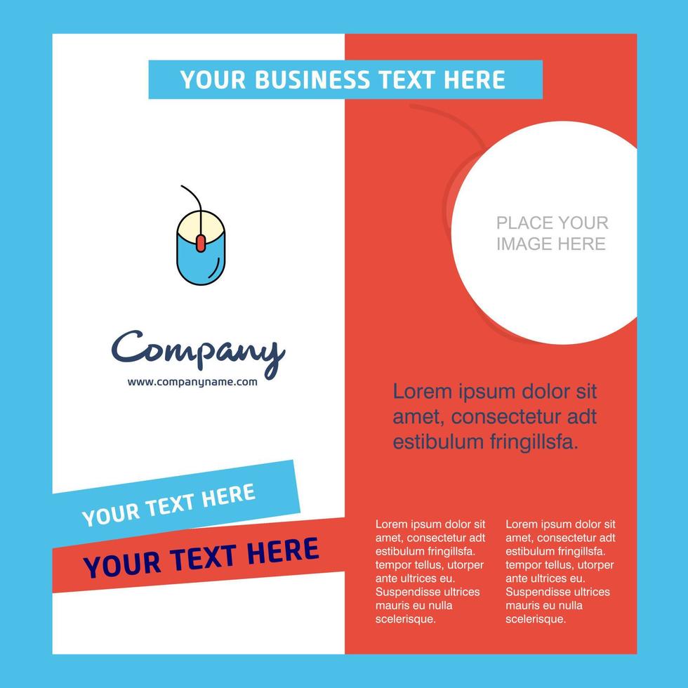 Mouse Company Brochure Template Vector Busienss Template