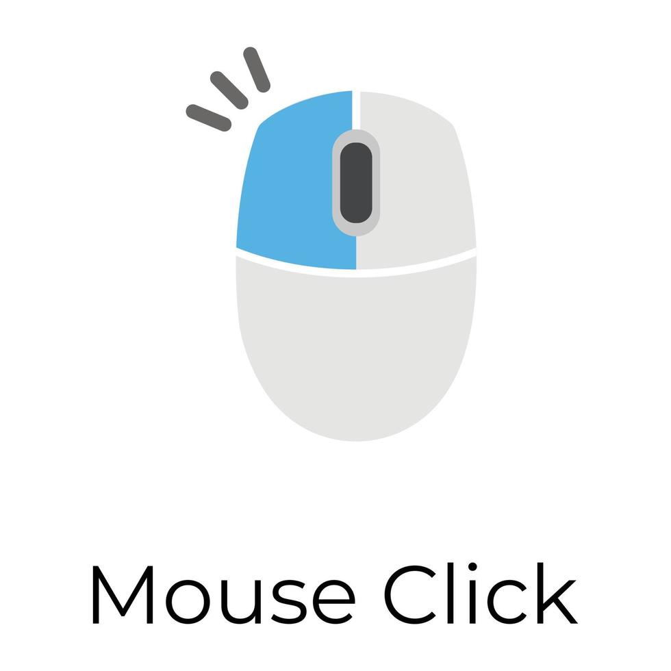 Trendy Mouse click vector