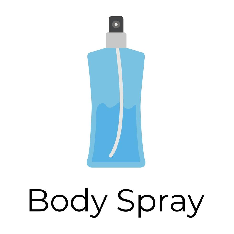 spray corporal de moda vector