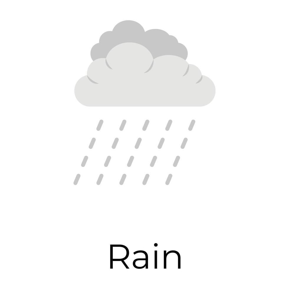 Trendy Rain Concepts vector