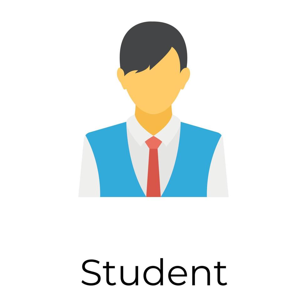 Trendy Student Concepts vector