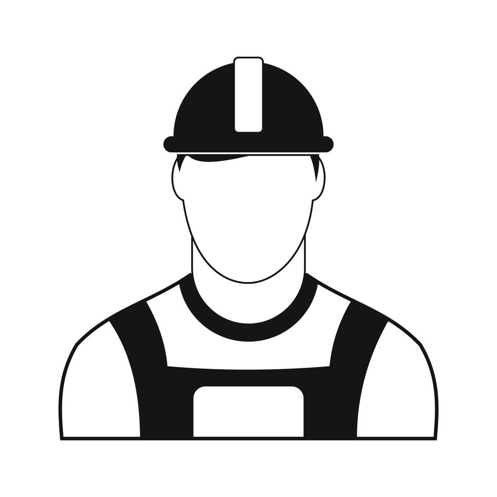 petrolero, negro, simple, icono vector