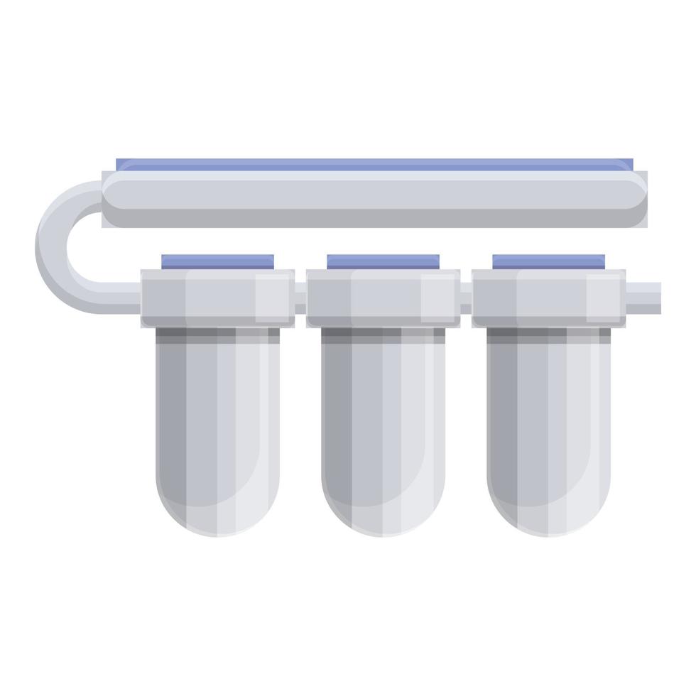 Water purification icon, cartoon style vector