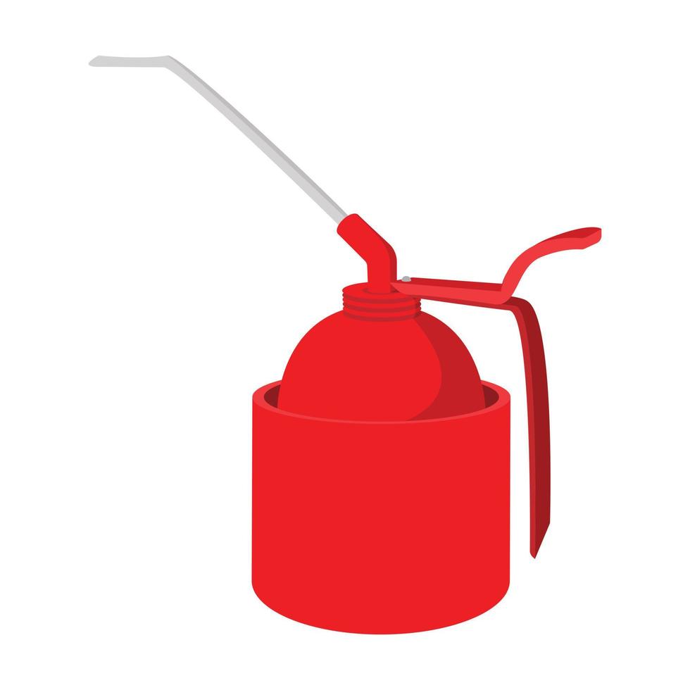 Portable gas burner cartoon icon vector