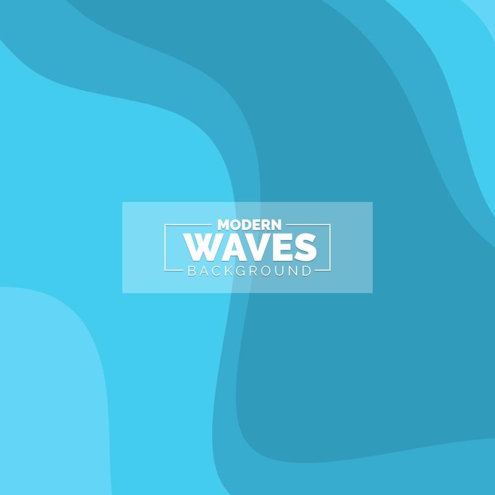 Abstract Waves background. Dynamic shapes composition vector