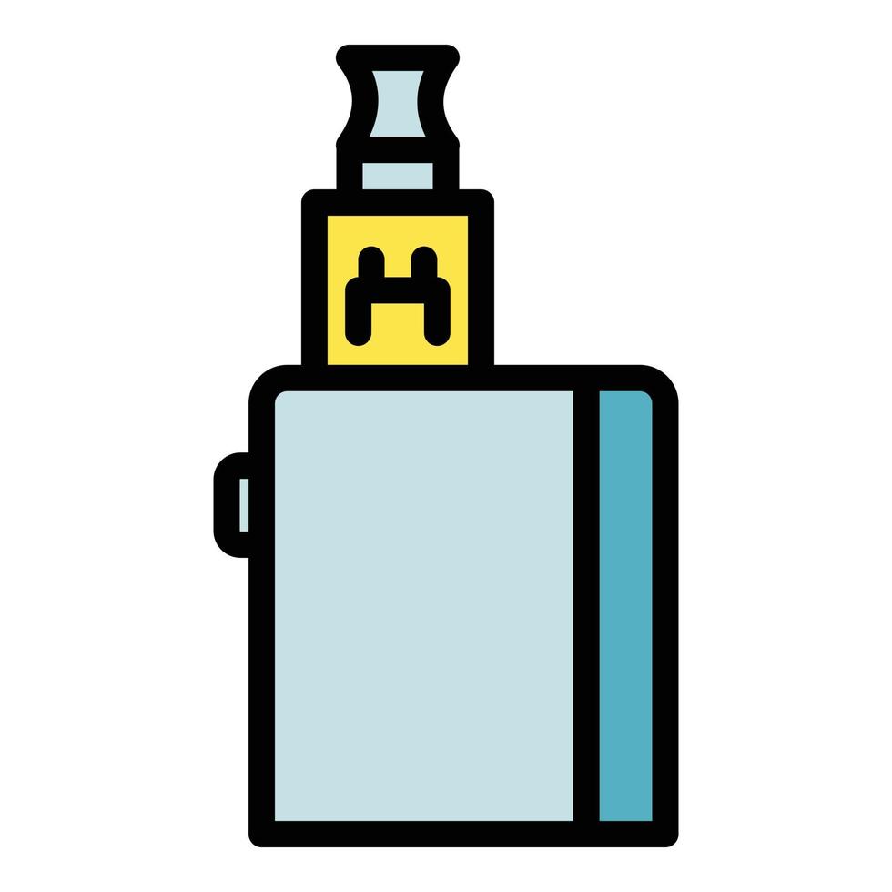 Shop vape icon, outline style vector