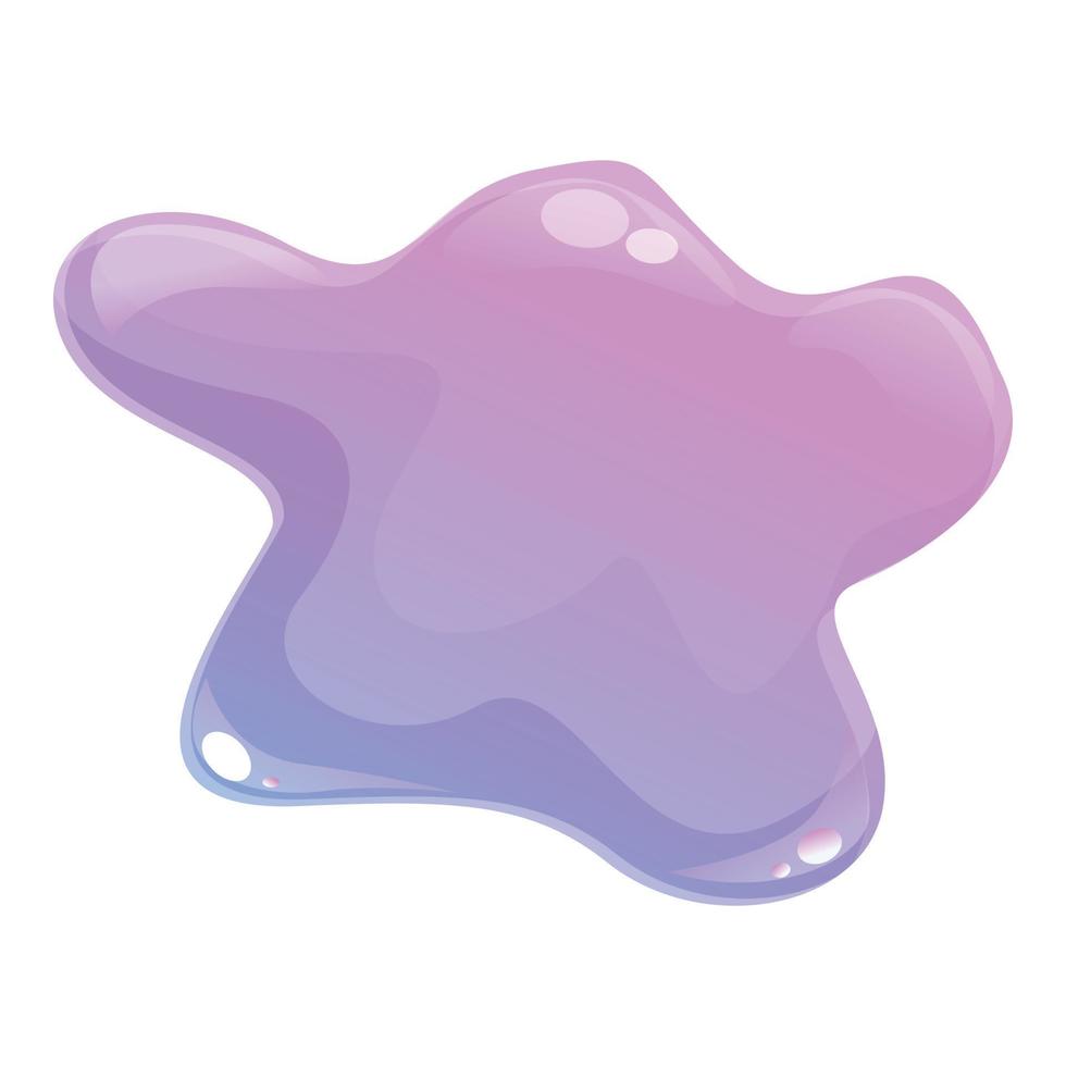 Gradient slime icon cartoon vector. Splash drip vector