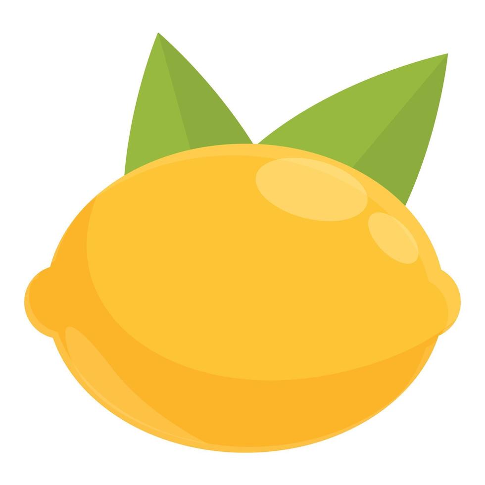 Lemon lutein icon cartoon vector. Vitamin food vector