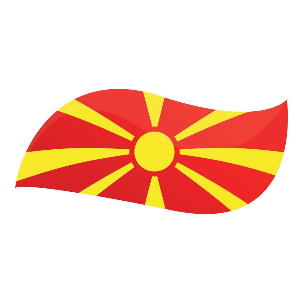 Famous flag icon cartoon vector. Circle map vector