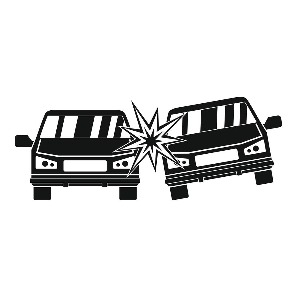 Boom car icon, simple style vector