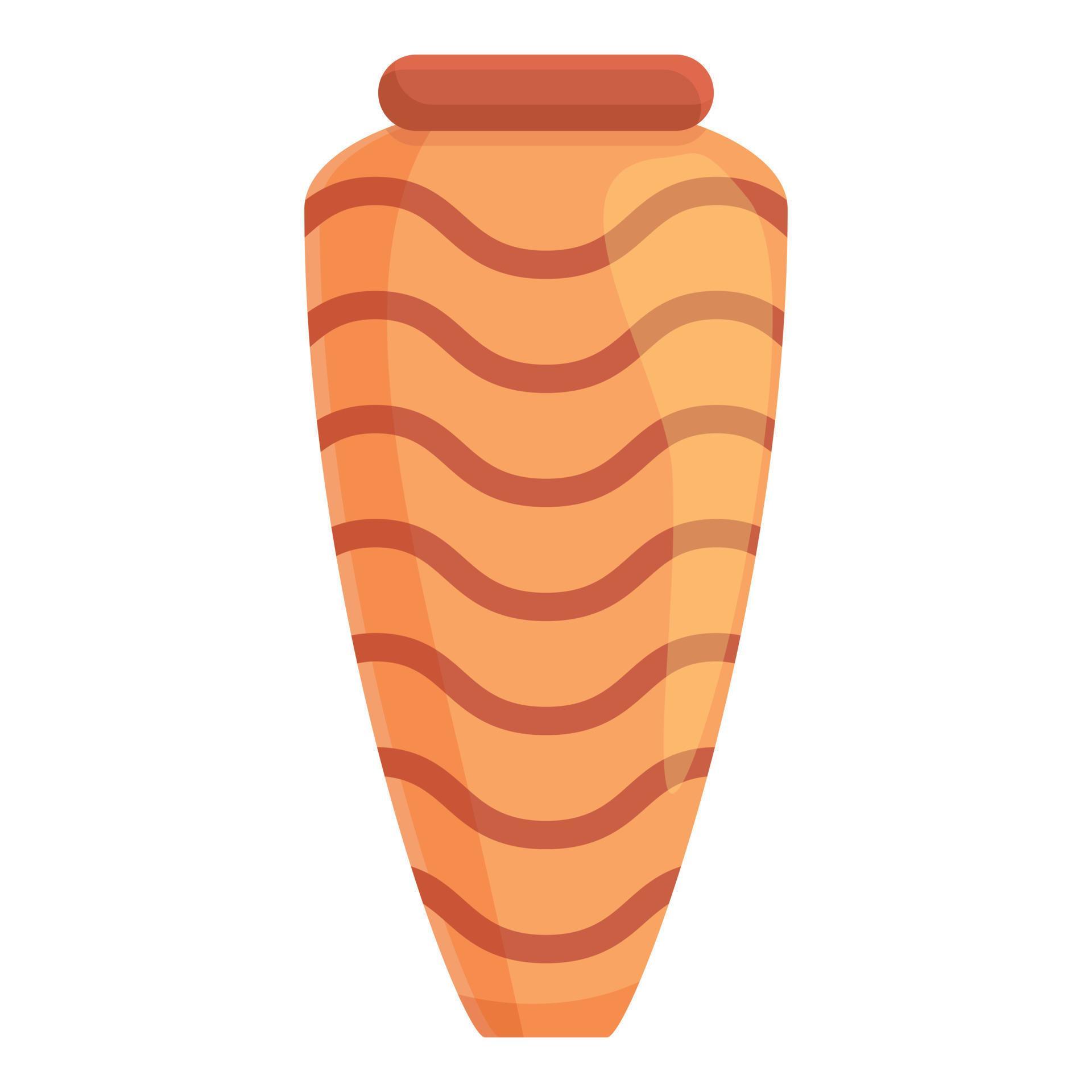 Amphora vase icon, cartoon style 14368508 Vector Art at Vecteezy