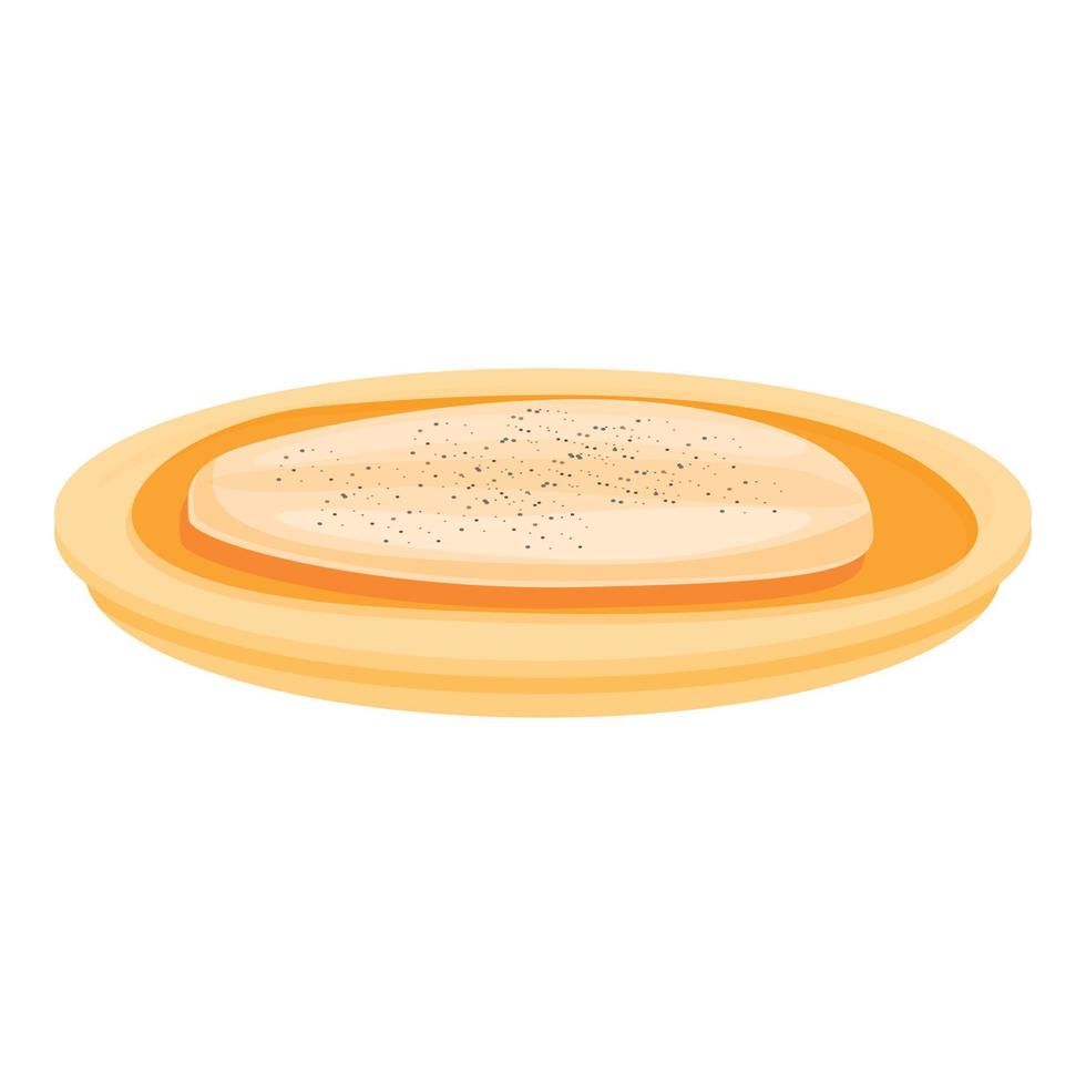 vector de dibujos animados de icono de queso blanco. comida australiana