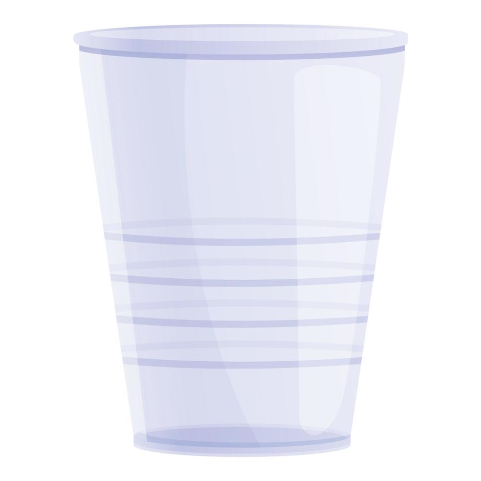 icono de vaso de plástico transparente, estilo de dibujos animados 14368602  Vector en Vecteezy