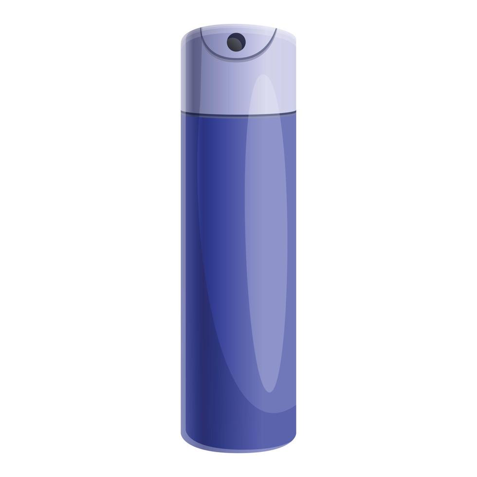 Garbage bottle spray icon, cartoon style vector