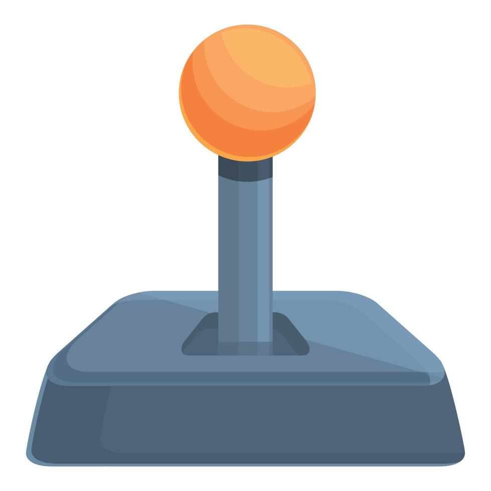 vector de dibujos animados de icono de joystick. juego deportivo