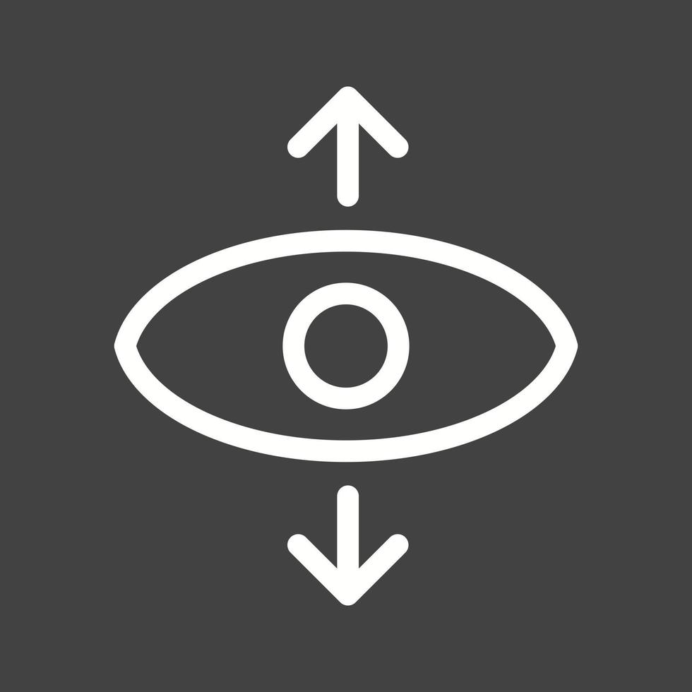 Perspective Line Inverted Icon vector