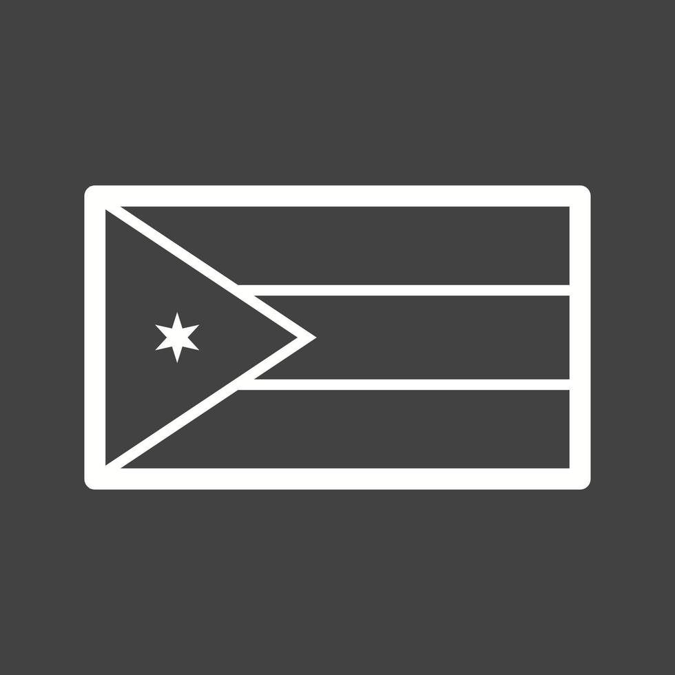 Jordan Line Inverted Icon vector