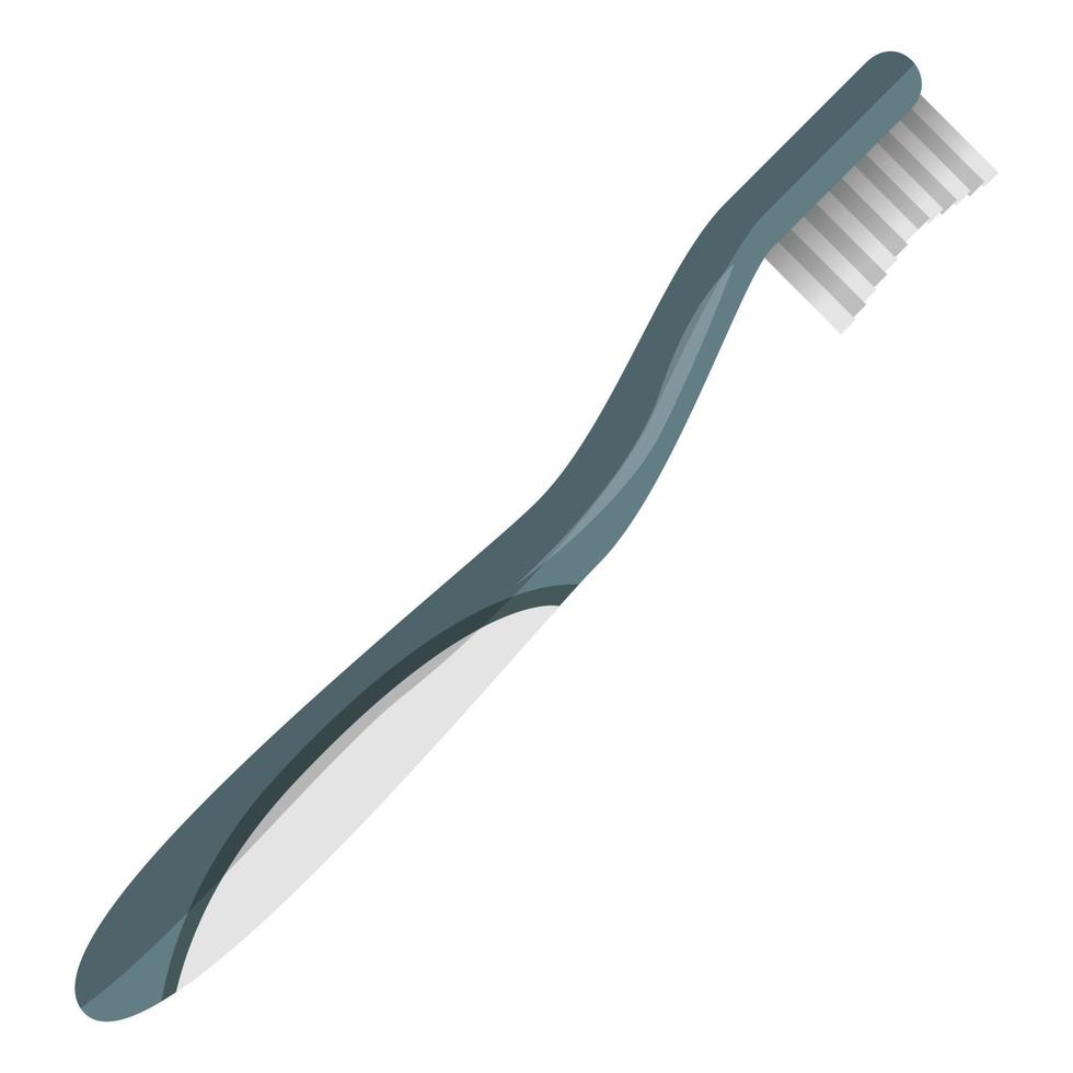 Soft toothbrush icon, cartoon style vector