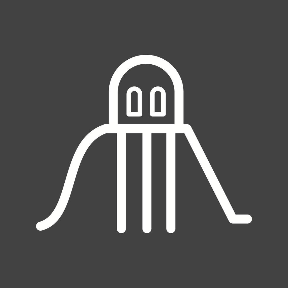 Slide Line Inverted Icon vector