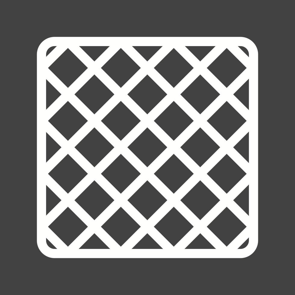 Scrubbing Cloth Line Inverted Icon vector
