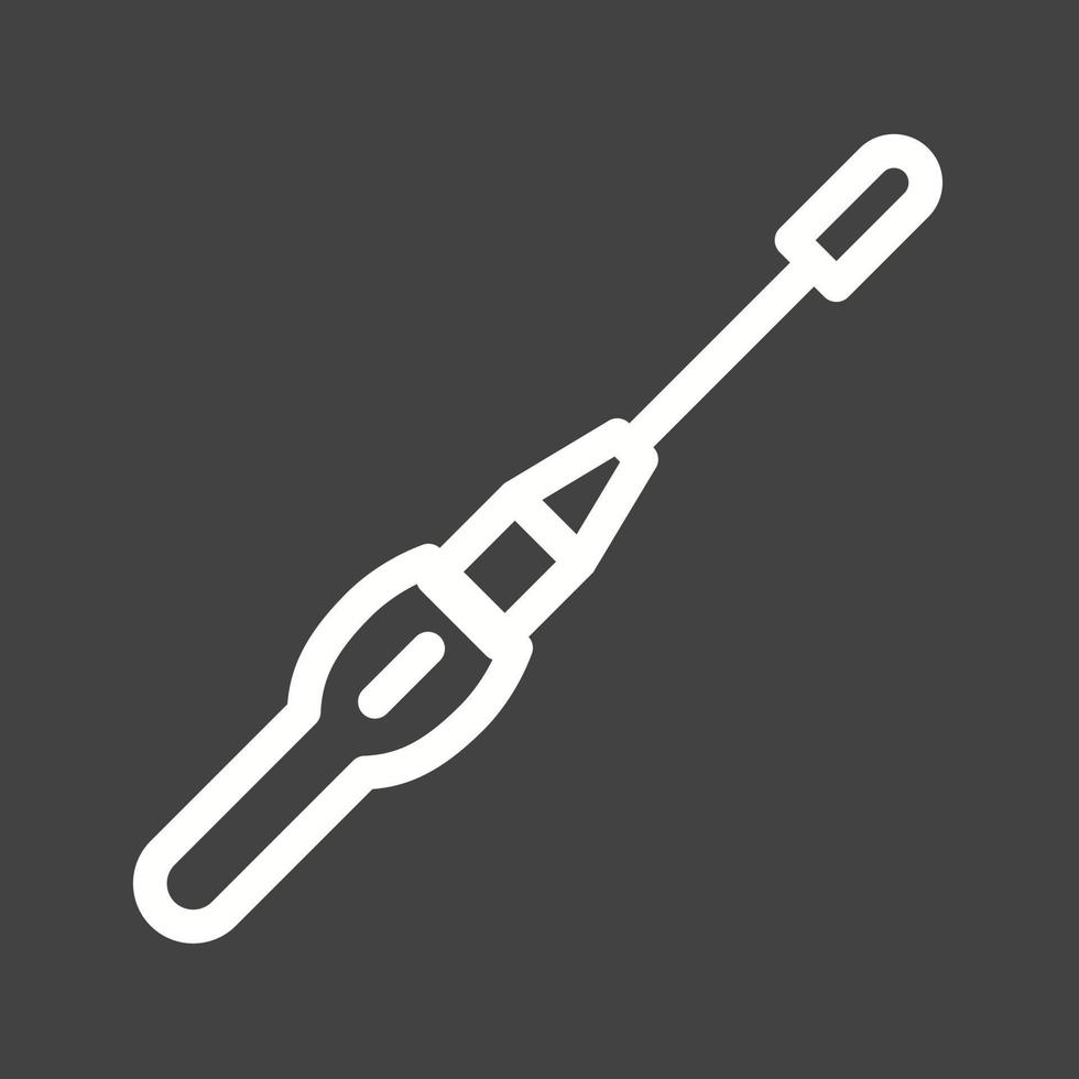 Root Line Inverted Icon vector