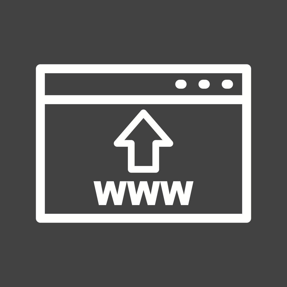 SEO Line Inverted Icon vector