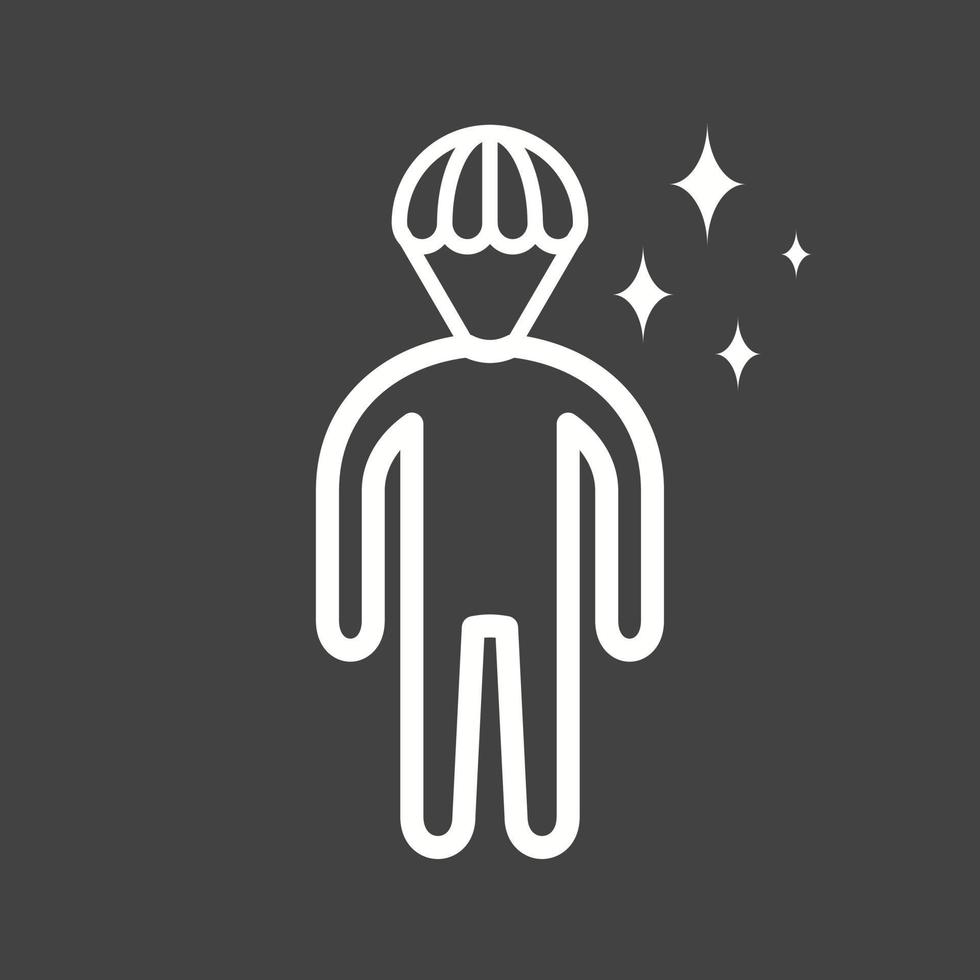 Brilliant Line Inverted Icon vector