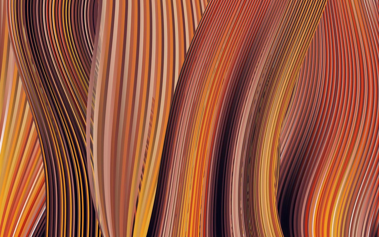 Modern colorful flow poster. Wave Liquid shape in black color background. Art design for your design project vector