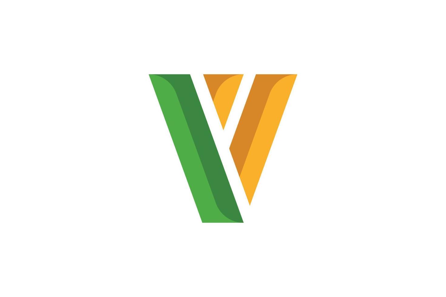 Creative Letter V Logo vector