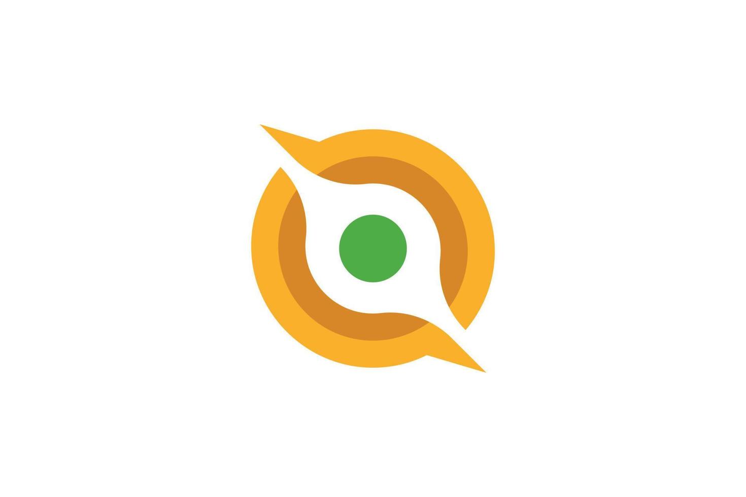 Initial Letter Q Modern vector